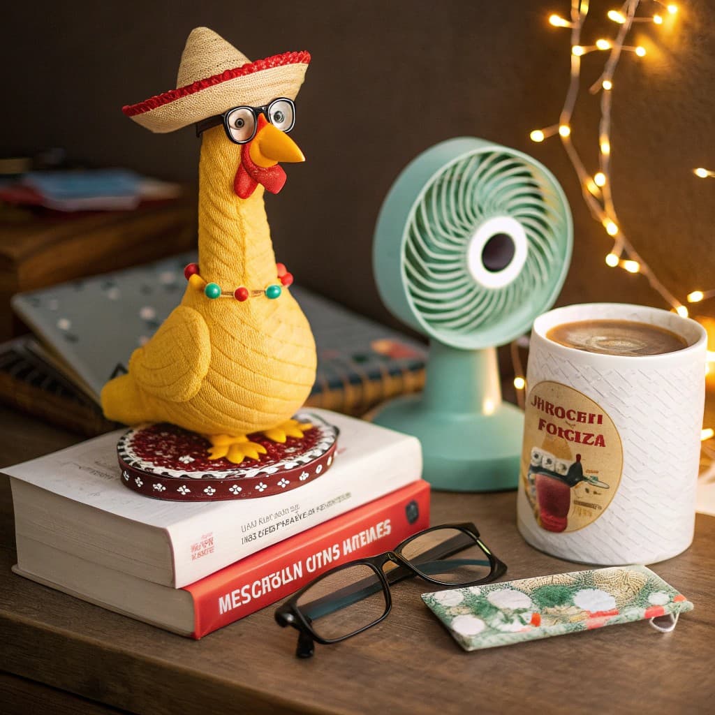 Colorful funny Secret Santa gifts with humor