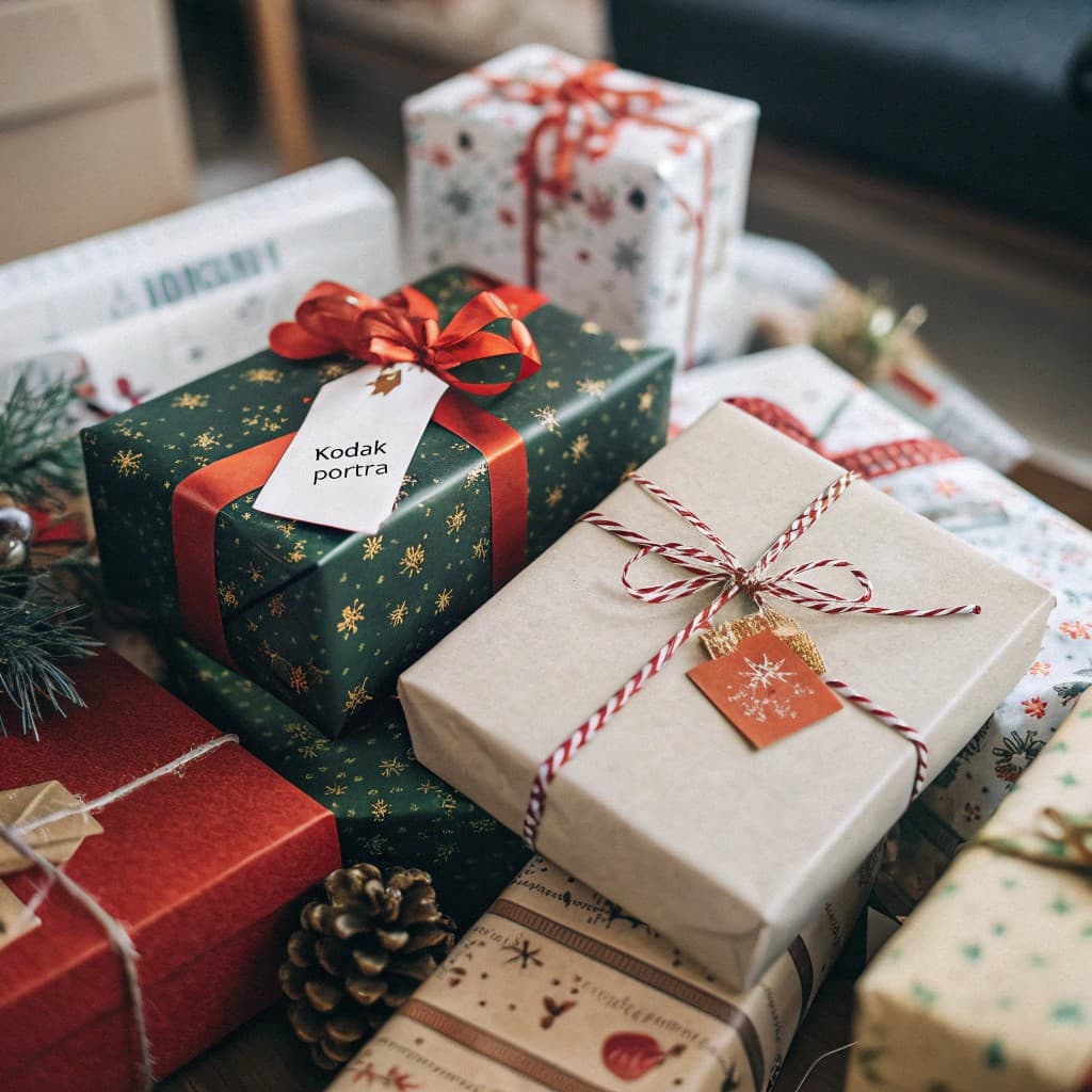 Fast delivery Secret Santa gifts wrapped and ready