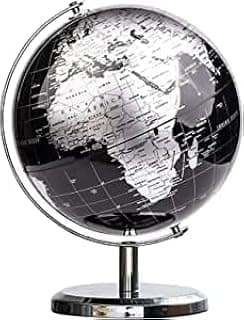 Stylish Metallic World Globe for Any Space