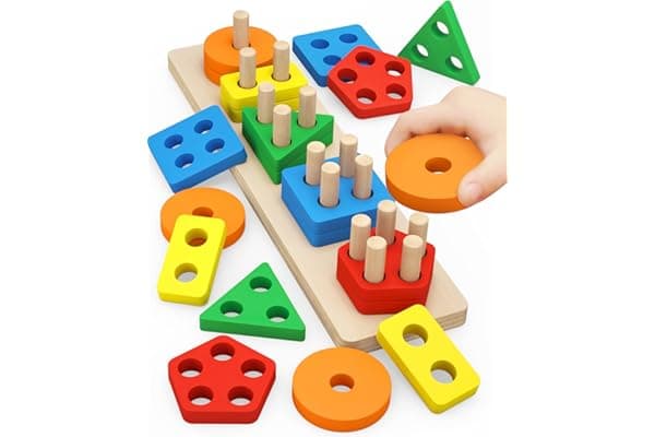 Engaging Montessori Sorting & Stacking Toys