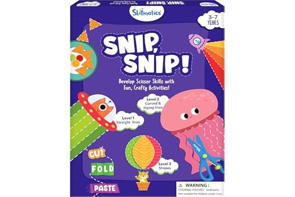 Creative Scissor Skills Activity Book for Kids